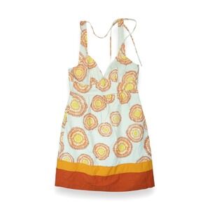 TRINA TURK Los Angeles Sun Dress Multicolor Silk Blend Sleeveless Sz 6 MSRP $300